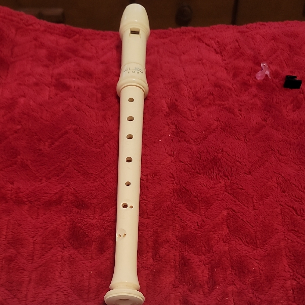 Cream Recorder Flute